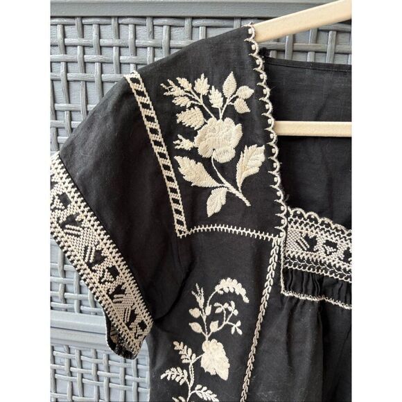 Madewell wildfield embroidered blouse, Small $98 E 34 - Picture 3 of 7